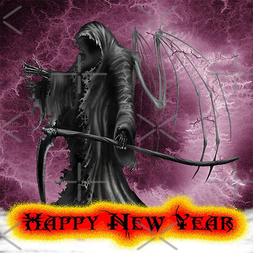 Reaper New Year - Greeting Card